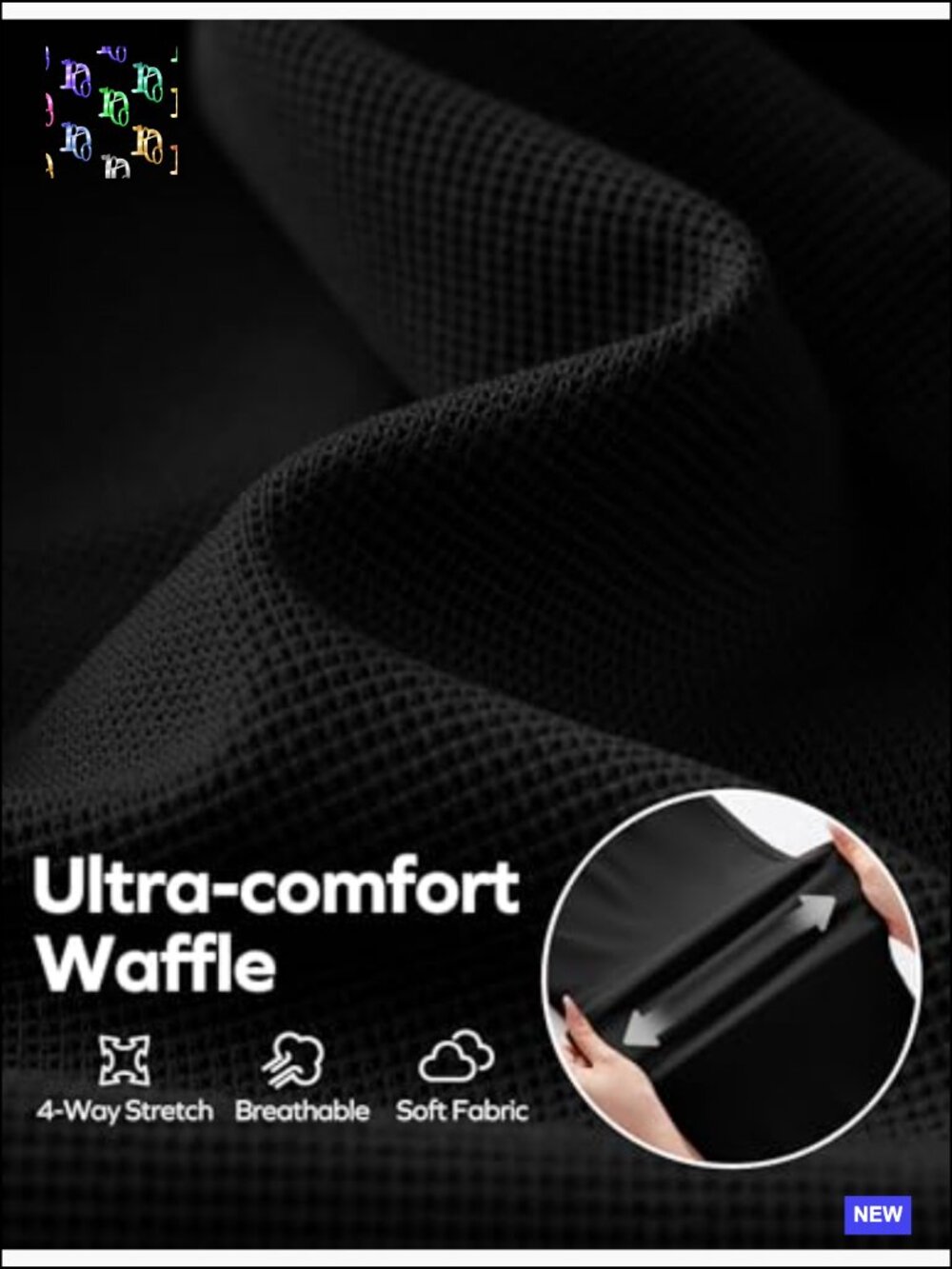 Wide Leg Pants Stretchy Work Trousers Business Casual Elastic Waist Slacks - Picture 5 of 7